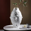 GobekUsa Ceramic Desktop Vase for Floral Arrangements