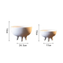 GobekUsa Ceramic Flower Pot with Tripod Stand