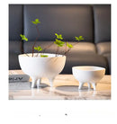 GobekUsa Ceramic Flower Pot with Tripod Stand