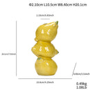 GobekUsa Ceramic Fruit Vase for Home and Office