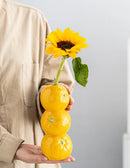 GobekUsa Ceramic Fruit Vase for Home and Office