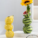 GobekUsa Ceramic Fruit Vase for Home and Office