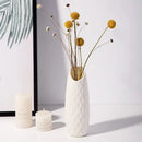 GobekUsa Ceramic-Look Plastic Flower Pots for Home and Garden