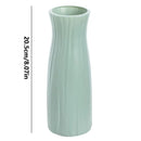 GobekUsa Ceramic-Look Plastic Flower Pots for Home and Garden