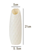 GobekUsa Ceramic-Look Plastic Flower Pots for Home and Garden