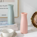GobekUsa Ceramic-Look Plastic Flower Pots for Home and Garden