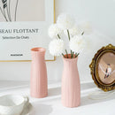 GobekUsa Ceramic-Look Plastic Flower Pots for Home and Garden