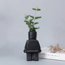 GobekUsa Ceramic Robot Vase - Nordic Style Home Decor