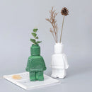GobekUsa Ceramic Robot Vase - Nordic Style Home Decor