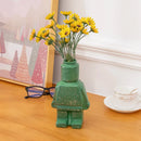 GobekUsa Ceramic Robot Vase - Nordic Style Home Decor