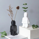 GobekUsa Ceramic Robot Vase - Nordic Style Home Decor