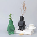 GobekUsa Ceramic Robot Vase - Nordic Style Home Decor