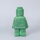 Green glitter ceramic robot vase living room nordic style decor by Decorbites