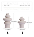 GobekUsa Ceramic Vases Set for Modern Home Decor
