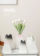 GobekUsa Charming Cat-Inspired Ceramic Vase