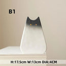 GobekUsa Charming Cat-Inspired Ceramic Vase