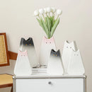 GobekUsa Charming Cat-Inspired Ceramic Vase