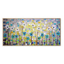 GobekUsa Cherry Blossom Canvas Art for Modern Living Room