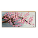 GobekUsa Cherry Blossom Canvas Art for Modern Living Room