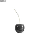GobekUsa Cherry Fruit Sculpture Resin Desk Ornament Modern Home Decoration
