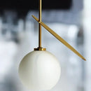 GobekUsa Cherry Glass Pendant Lights: Nordic Red/White Lamp for Home Decor & Lighting