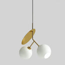 GobekUsa Cherry Glass Pendant Lights: Nordic Red/White Lamp for Home Decor & Lighting