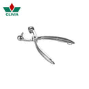 Polished silver aluminum cherry pitter kitchen seed separator by Decorbites