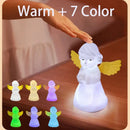 GobekUsa Cherub RGB Night Light USB Rechargeable Bedside Lamp - Child's Gift