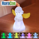 GobekUsa Cherub RGB Night Light USB Rechargeable Bedside Lamp - Child's Gift