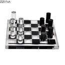 GobekUsa Chessboard Desk Ornament - Black & White Room Aesthetics Decor