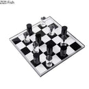 GobekUsa Chessboard Desk Ornament - Black & White Room Aesthetics Decor