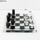 GobekUsa Chessboard Desk Ornament - Black & White Room Aesthetics Decor