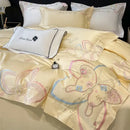 GobekUsa Chic Embroidered Cotton Bedding Set for Luxurious Home Décor
