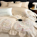 GobekUsa Chic Embroidered Cotton Bedding Set for Luxurious Home Décor