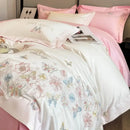 GobekUsa Chic Embroidered Cotton Bedding Set for Luxurious Home Décor