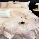 GobekUsa Chic Embroidered Cotton Bedding Set for Luxurious Home Décor