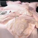 GobekUsa Chic Embroidered Cotton Bedding Set for Luxurious Home Décor