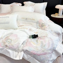 GobekUsa Chic Embroidered Cotton Bedding Set for Luxurious Home Décor