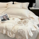 GobekUsa Chic Embroidered Cotton Bedding Set for Luxurious Home Décor