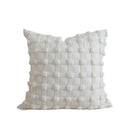 Chic pillow cover set black & white knit living room decor by Decorbites