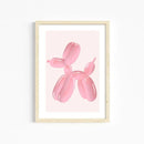 Chic pink watercolor wall art set girls bedroom decor by Decorbites