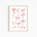Chic pink watercolor wall art set girls bedroom decor by Decorbites