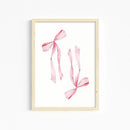 Chic pink watercolor wall art set girls bedroom decor by Decorbites