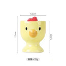 British soldier red & black ceramic egg cup holder kitchen tableware by Decorbites