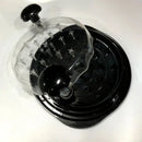 Black and clear chicken shredder kitchen tool with ergonomic handle by Decorbites