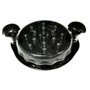 Black and clear chicken shredder kitchen tool with ergonomic handle by Decorbites