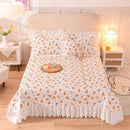 GobekUsa Chiffon Quilted Bed Spread Set - Queen Size Cotton Bedspread Cover