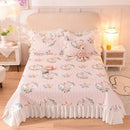 GobekUsa Chiffon Quilted Bed Spread Set - Queen Size Cotton Bedspread Cover