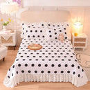GobekUsa Chiffon Quilted Bed Spread Set - Queen Size Cotton Bedspread Cover
