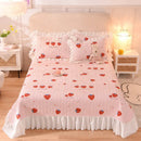 GobekUsa Chiffon Quilted Bed Spread Set - Queen Size Cotton Bedspread Cover